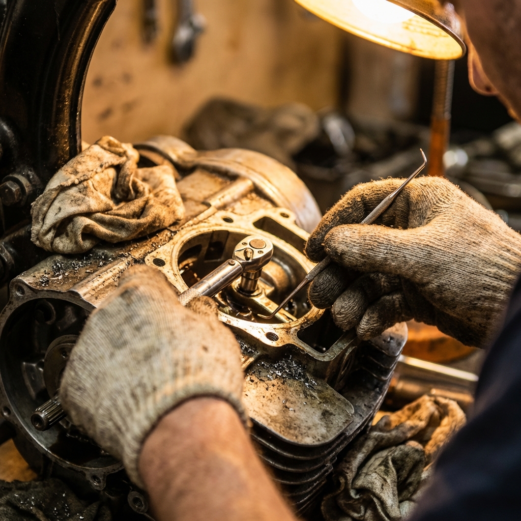 Mechanic Working